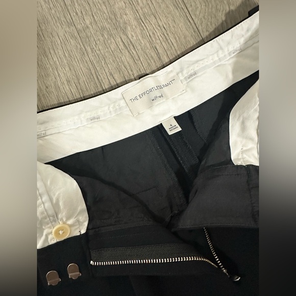 Aritzia Wilfred The Effortless Pant Tall - Crepette Black Sz 4 - Picture 6 of 7